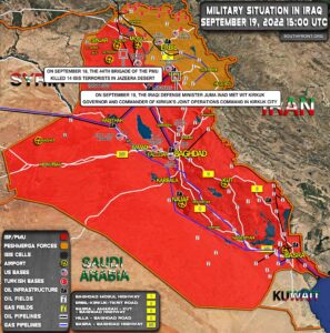 Military Situation In Iraq On September 19, 2022 (Map Update)