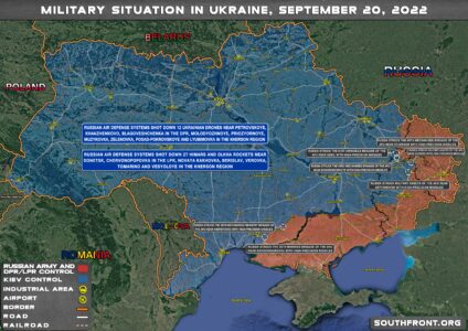 Military Situation In Ukraine On September 20, 2022 (Map Update)
