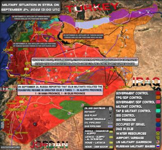 Military Situation In Syria On September 24, 2022 (Map Update)