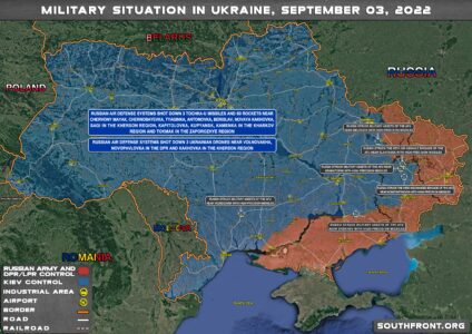 Military Situation In Ukraine On September 3, 2022 (Map Update)
