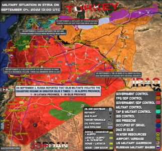 Military Situation In Syria On September 4, 2022 (Map Update)