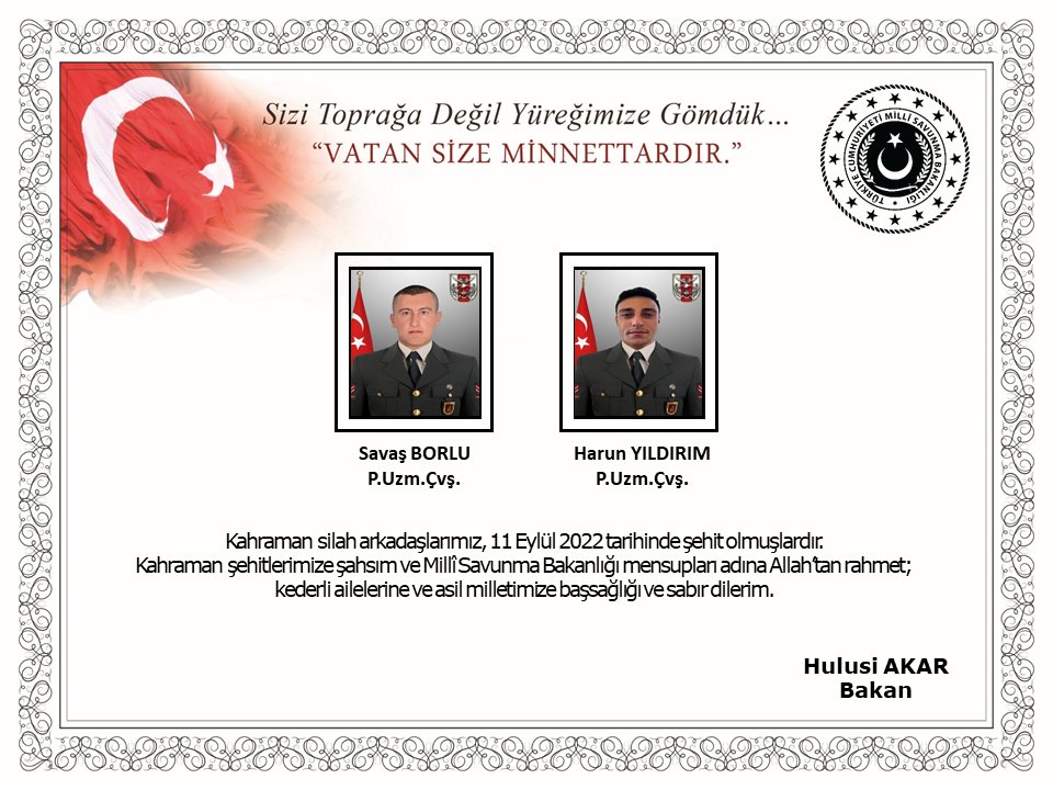 Turkey Lost Three More Service Members In Northern Iraq