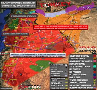 Military Situation In Syria On October 12, 2022 (Map Update)
