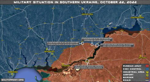 Military Situation In Southern Ukraine On October 22, 2022 (Map Update)