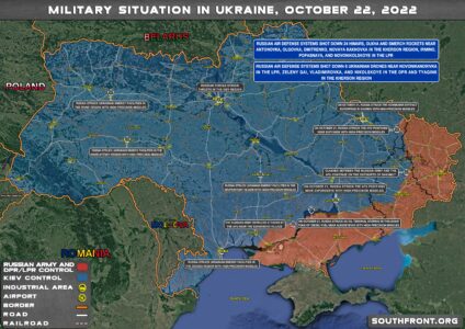 Military Situation In Ukraine On October 22, 2022 (Map Update)