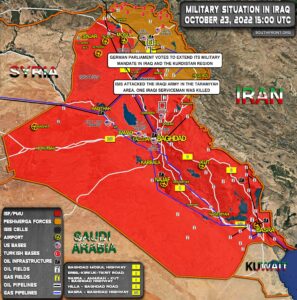 Military Situation In Iraq On October 23, 2022 (Map Update)