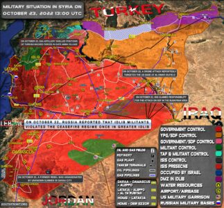 Military Situation In Syria On October 23, 2022 (Map Update)