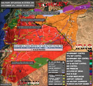 Military Situation In Syria On October 24, 2022 (Map Update)