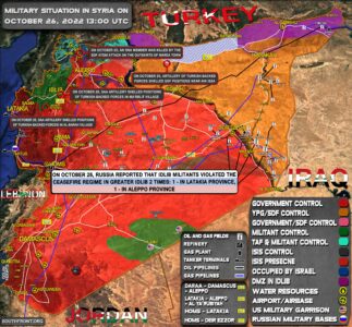 Military Situation In Syria On October 26, 2022 (Map Update)