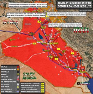 Military situation In Iraq On October 6, 2022 (Map Update)