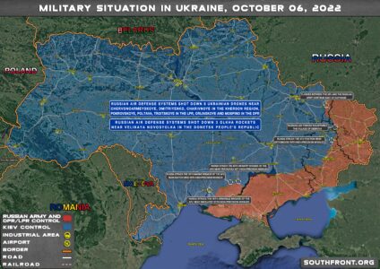 Military Situation In Ukraine On October 6, 2022 (Map Update)