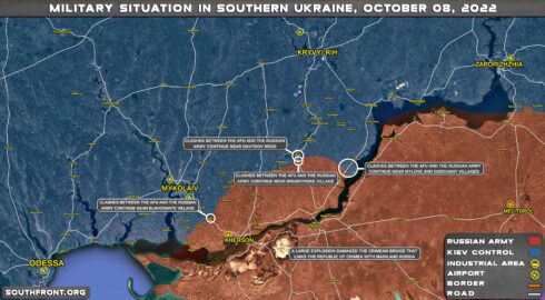 Military Situation In Southern Ukraine On October 8, 2022 (Map Update)
