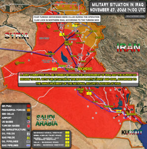Military Situation In Iraq On November 27, 2022 (Map Update)