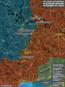 Military Situation In Eastern Ukraine On November 30, 2022 (Map Update)