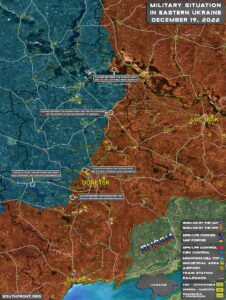 Military Situation In Eastern Ukraine On December 19, 2022 (Map Update)