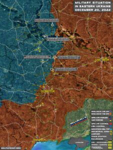 Military Situation In Eastern Ukraine On December 20, 2022 (Map Update)