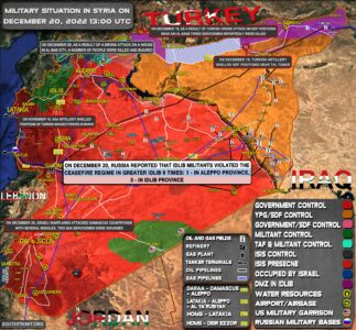 Military Situation In Syria On December 20, 2022 (Map Update)