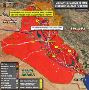 Military Situation In Iraq On December 21, 2022 (Map Update)