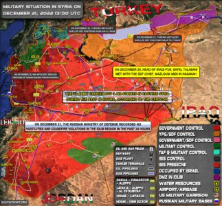 Military Situation In Syria On December 21, 2022 (Map Update)