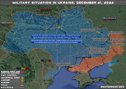 Military Situation In Ukraine On December 21, 2022 (Map Update)