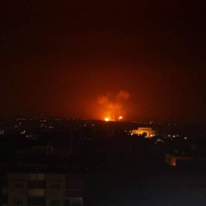 Israeli Air Force Hit Damascus Outskirts Wounding Two Syrian Servicemen