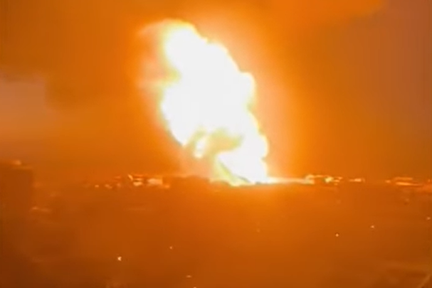 Explosion, Large Fire Hit Gas Storage Facility In Morocco (Video)