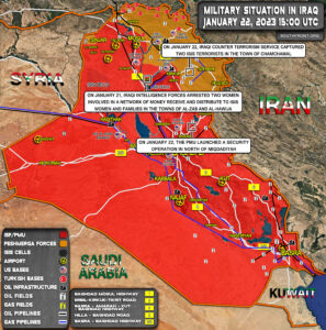 Military Situation In Iraq On January 22, 2023 (Map Update)