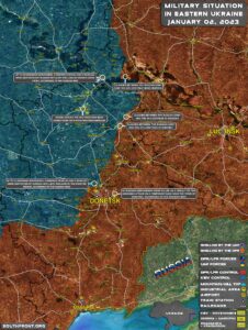 Military Situation In Eastern Ukraine On January 2, 2023 (Map Update)
