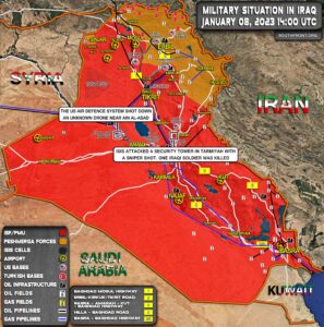 Military Situation In Iraq On January 8, 2023 (Map Update)
