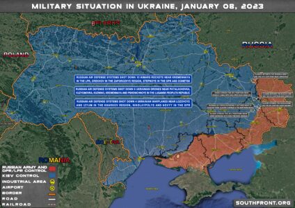 Military Situation In Ukraine On January 8, 2023 (Map Update)