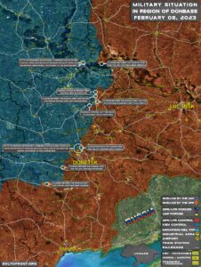 Military Situation In Donbass On February 8, 2023 (Map Update)