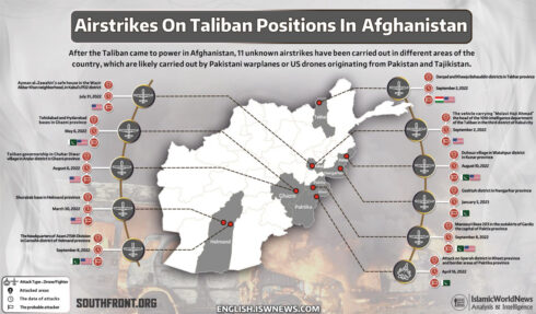 Airstrikes On Taliban Positions In Afghanistan Since 2021 - Infographics