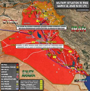 Military Situation In Iraq On March 13, 2023 (Map Update)