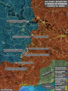 Military Situation In Donbass on March 13, 2023 (Map Update)