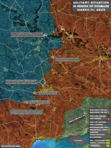 Military Situation In Donbass On March 14, 2023 (Map Update)