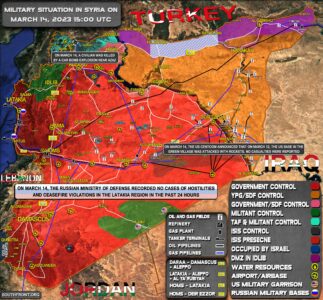 Military Situation In Syria On March 14, 2023 (Map Update)