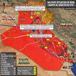 Military Situation In Iraq On March 16, 2023 (Map Update)