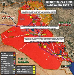 Military Situation In Iraq On March 22, 2023 (Map Update)