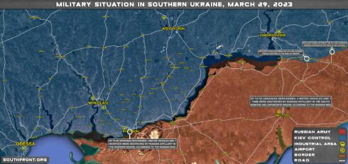 Military Situation In Southern Ukraine On March 29, 2023 (Map Update)