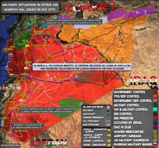 Military Situation In Syria On March 6, 2023 (Map Update)