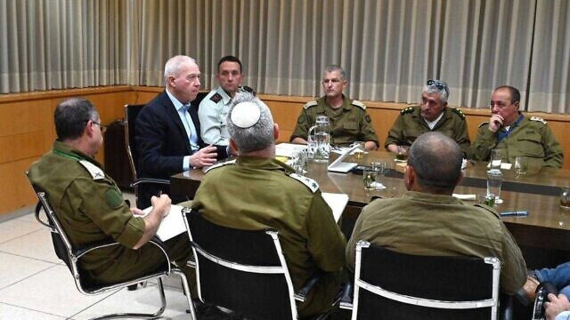 Israeli Defense Minister Held Meeting With Top Officials Over Mysterious Security Incidents