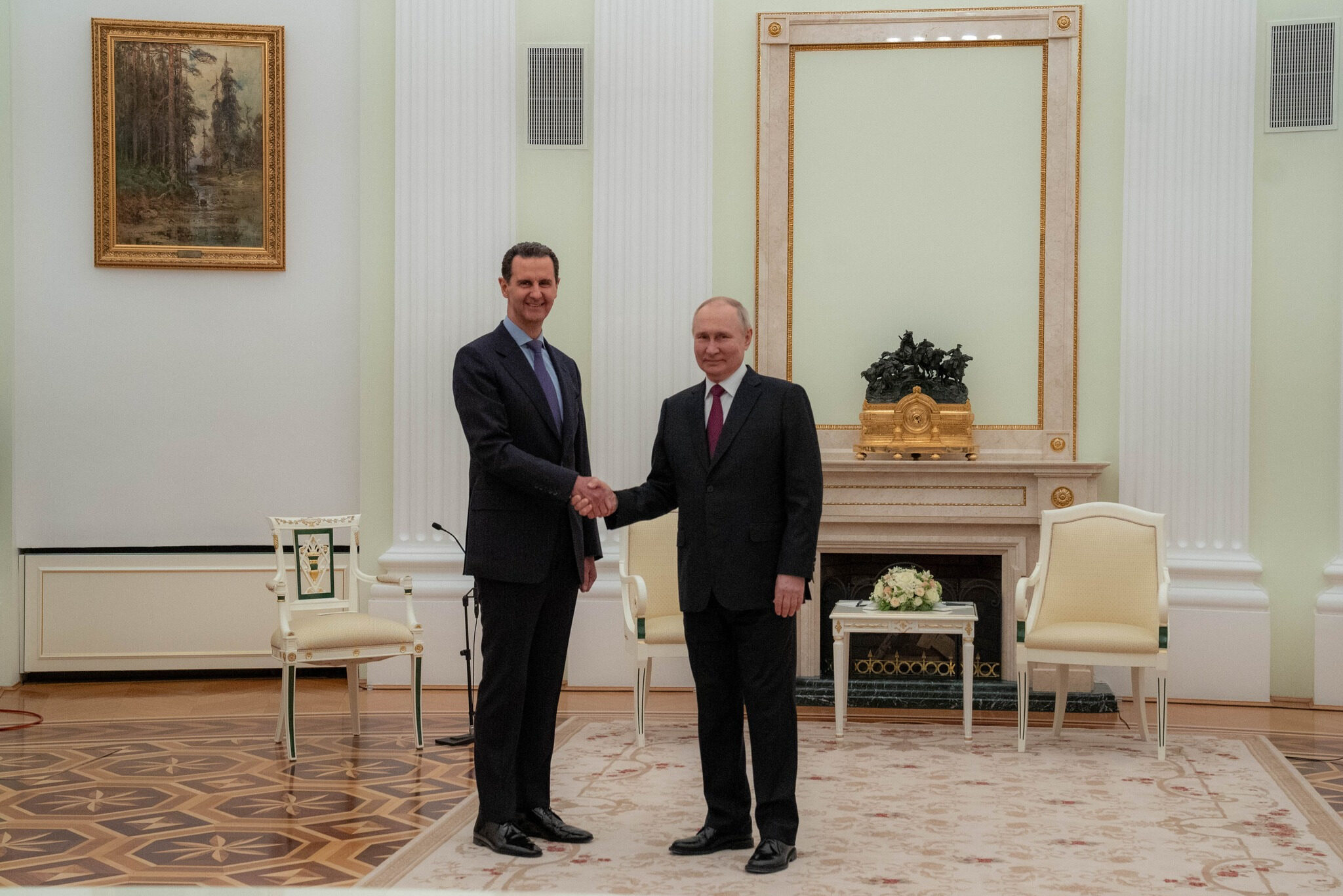 Putin, Assad Discuss Situation In Syria, Cooperation In Moscow