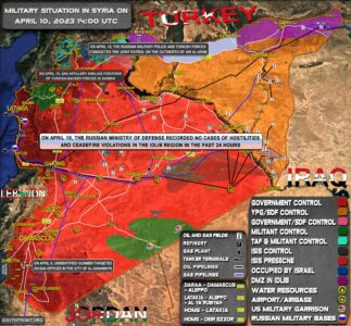 Military Situation In Syria On April 10, 2023 (Map Update)