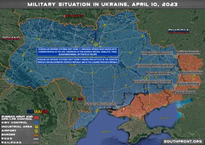 Military Situation In Ukraine On April 10, 2023 (Map Update)