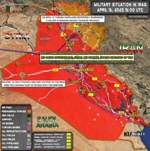 Military Situation In Iraq On April 15, 2023 (Map Update)