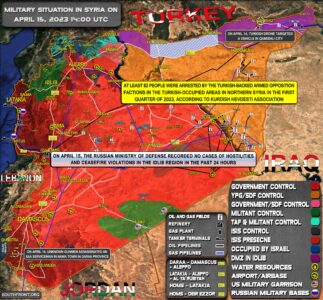 Military Situation In Syria On April 15, 2023 (Map Update)
