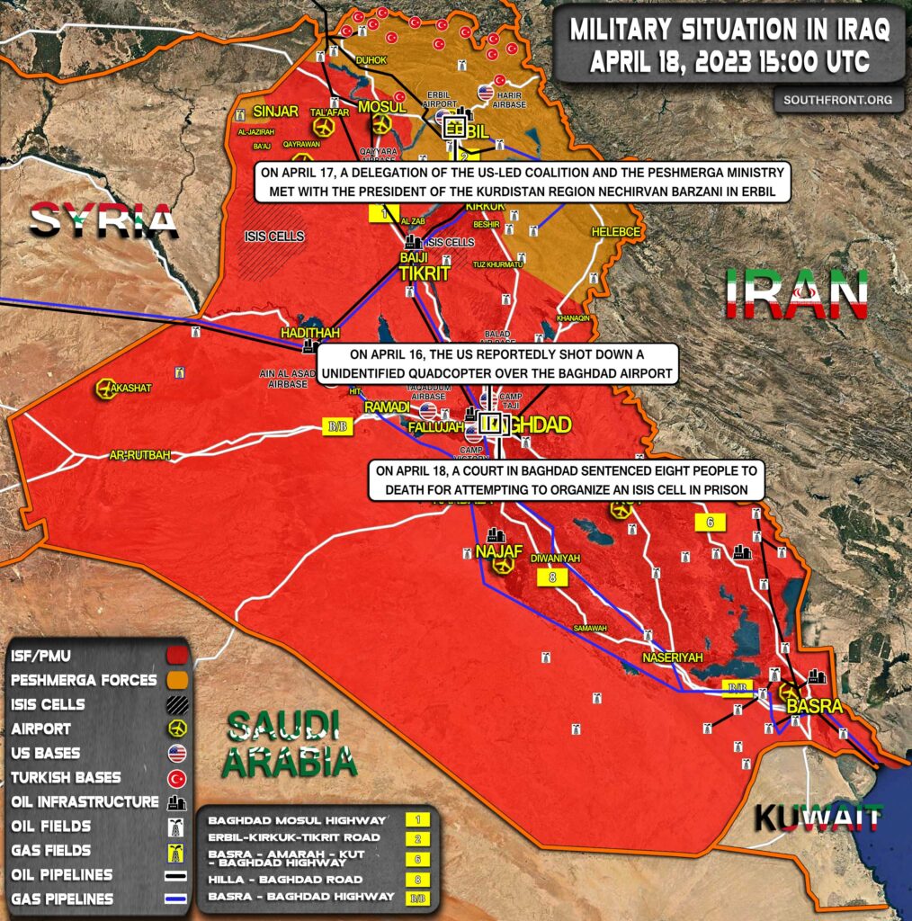 Military Situation In Iraq On April 18, 2023 (Map Update)