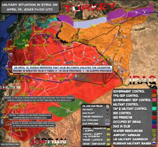Military Situation In Syria On April 19, 2023 (Map Update)