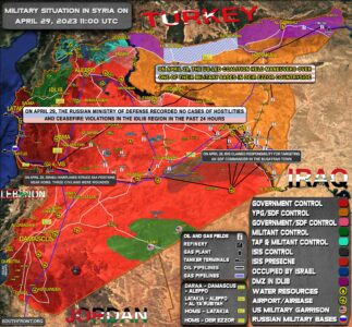 Military Situation In Syria On April 29, 2023 (Map Update)