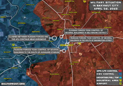 Military Situation In Bakhmut On April 2, 2023 (Map Update)